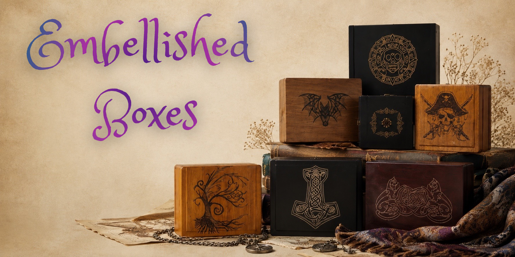 Embellished Boxes
