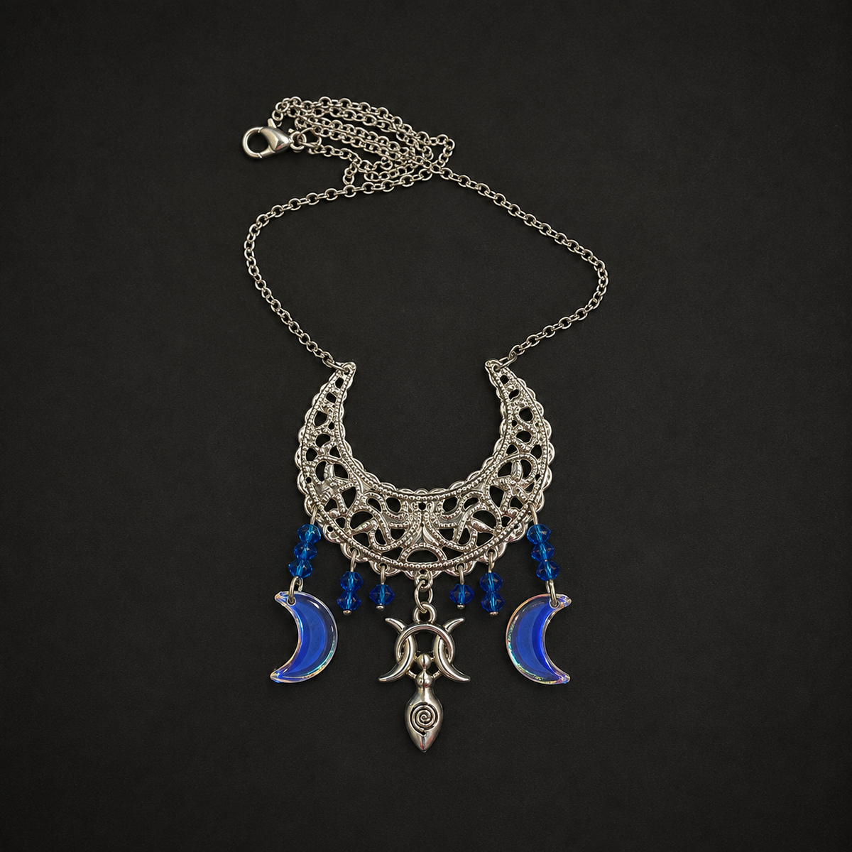 Necklace Silver Moon Goddess