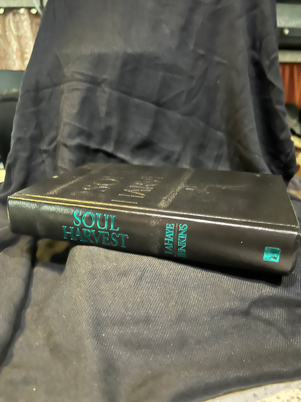 Book Shelf Hanging Sci-Fi Fantasy| Repurposed Hardback Hanging Shelf with Paracord (Upcycled Decor)