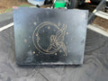 Box, Wood Engraved Fairy on Moon | Handcrafted Fae Storage for Tarot, Crystals & Treasures