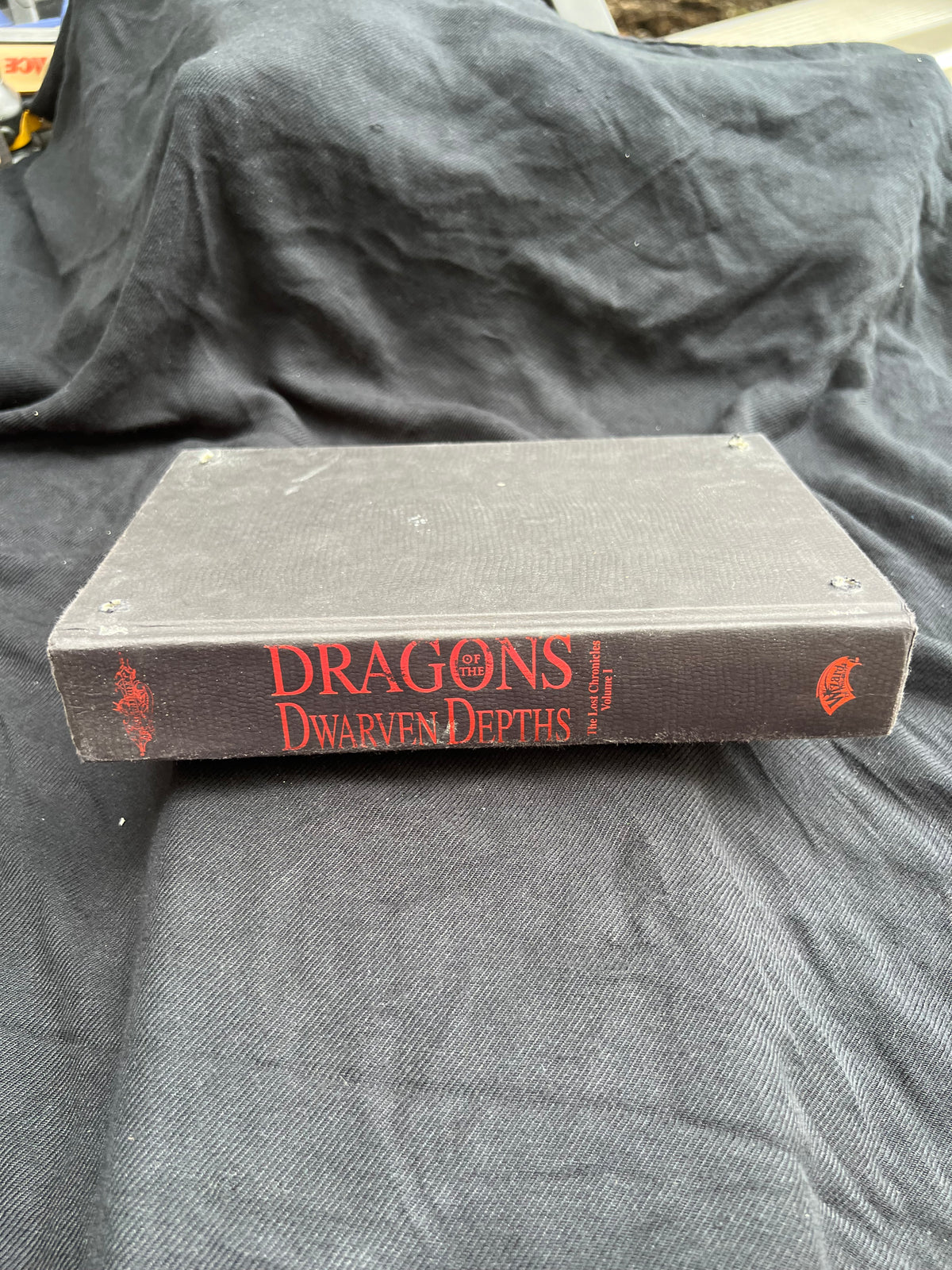 Book Shelf Hanging Sci-Fi Fantasy| Repurposed Hardback Hanging Shelf with Paracord (Upcycled Decor)