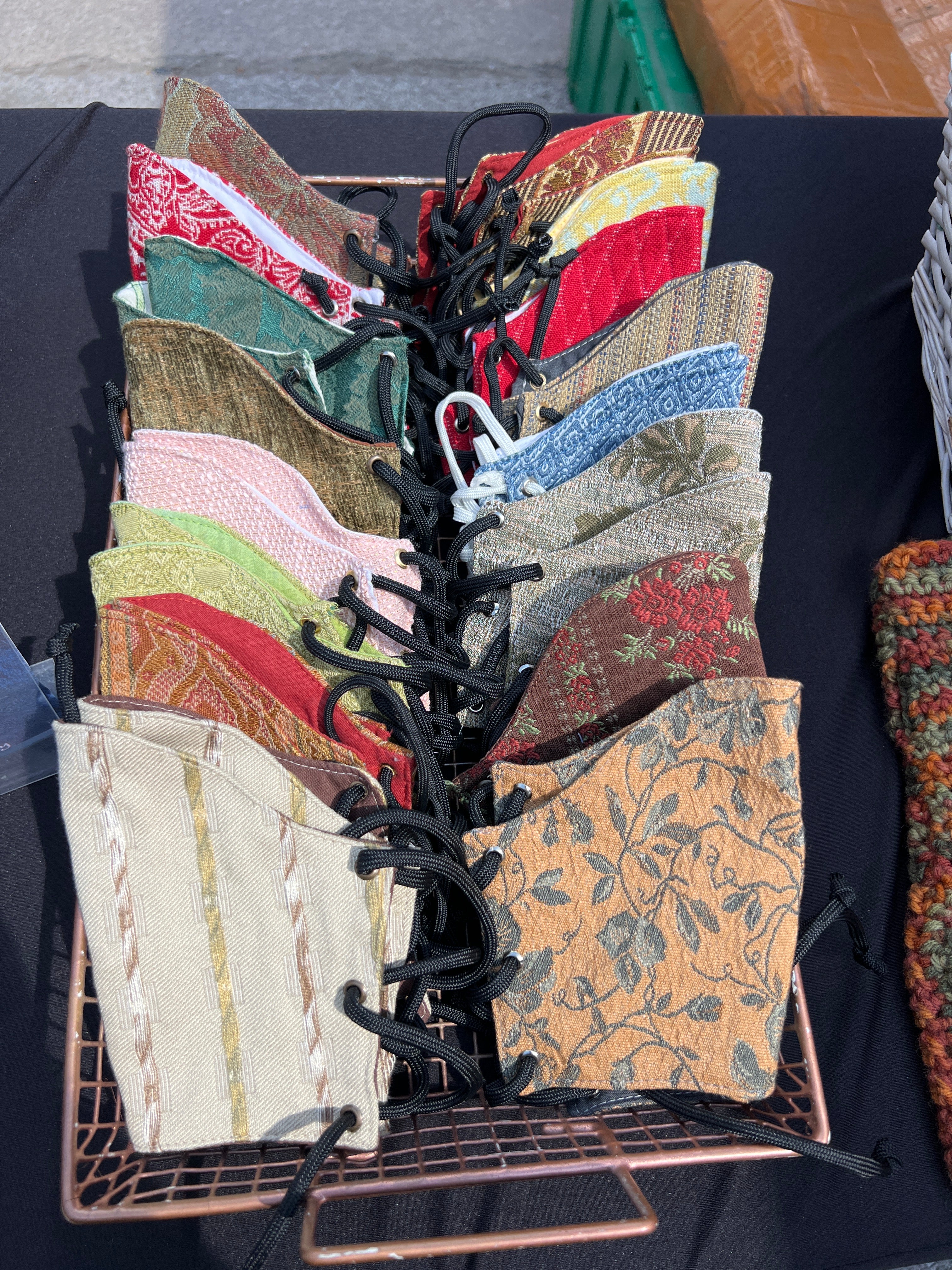 Bracers Upholstery Pair
