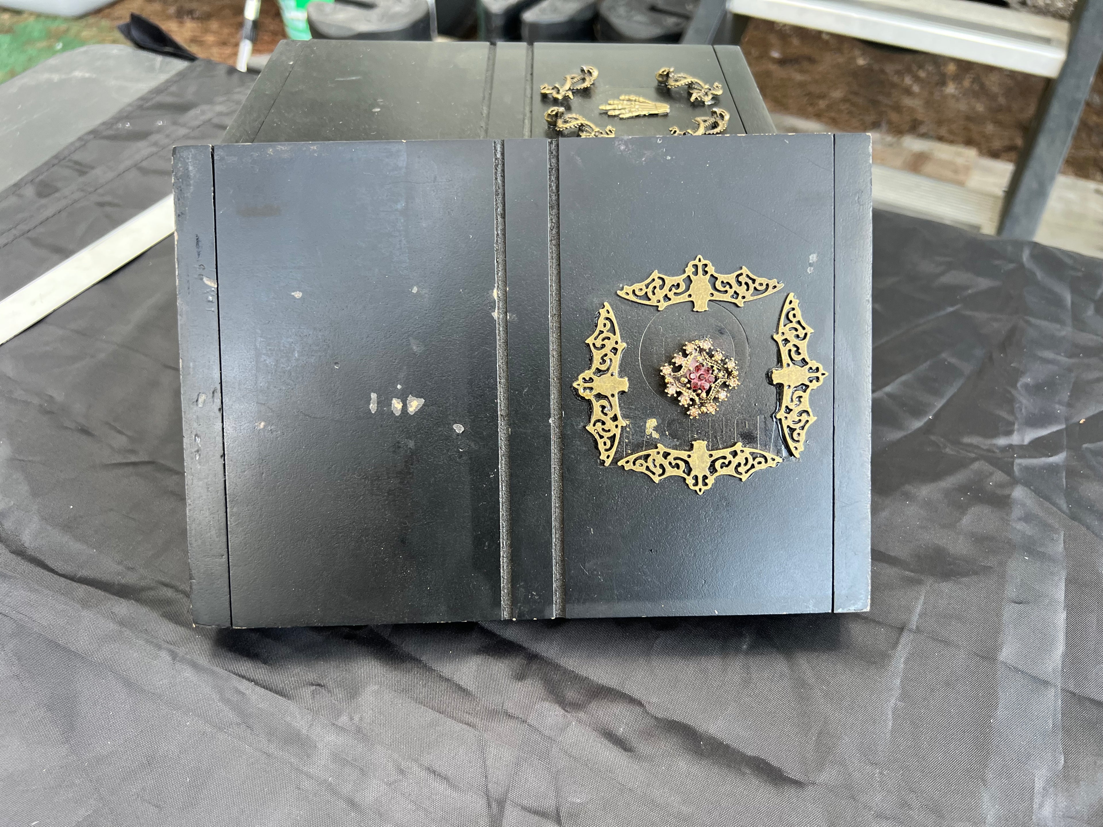 Box, Wood Embellished Charmed