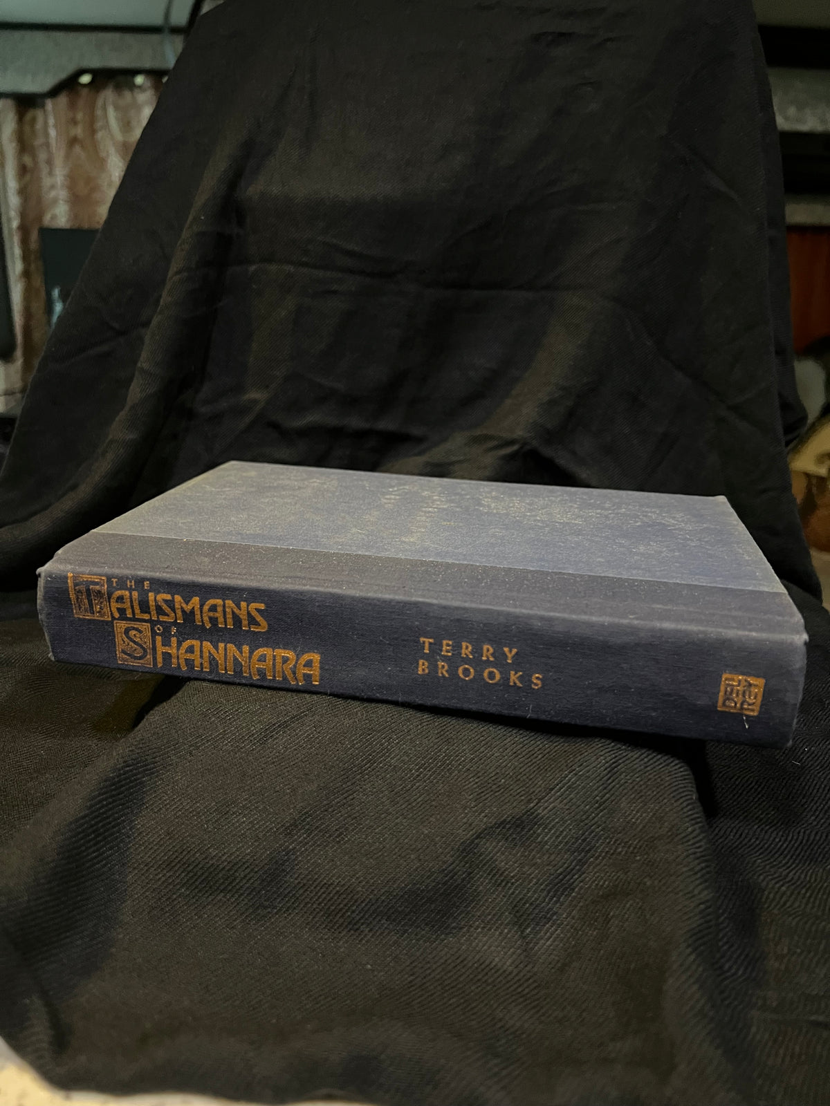 Book Shelf Hanging Sci-Fi Fantasy| Repurposed Hardback Hanging Shelf with Paracord (Upcycled Decor)