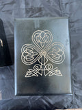 Box, Wood Engraved Celtic Shamrock | Handcrafted Irish Storage for Tarot, Crystals & Treasures