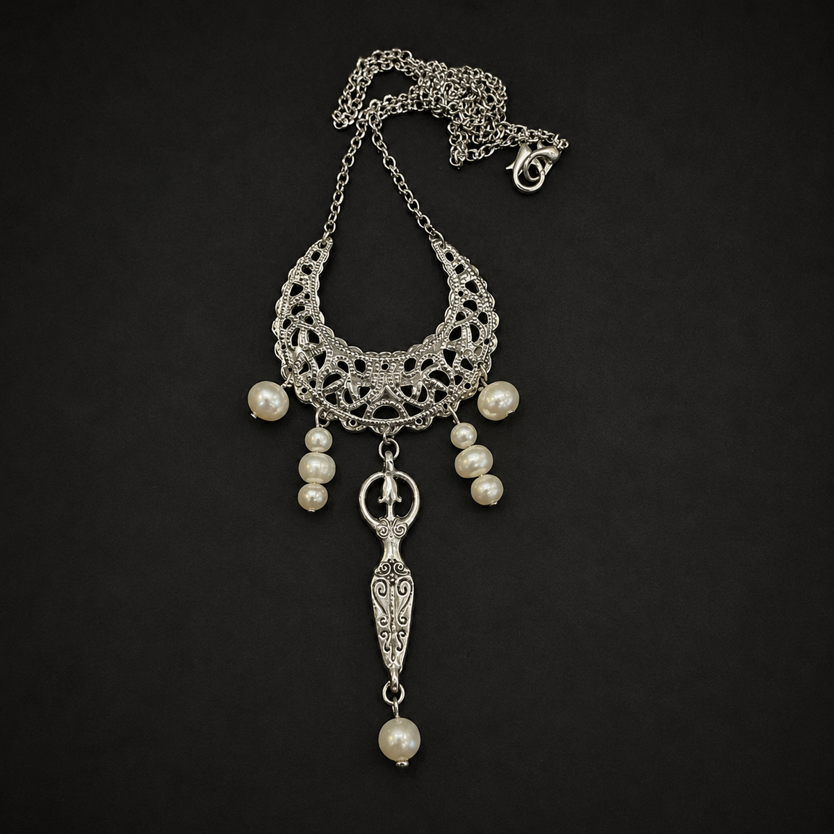 Necklace Silver Moon Goddess