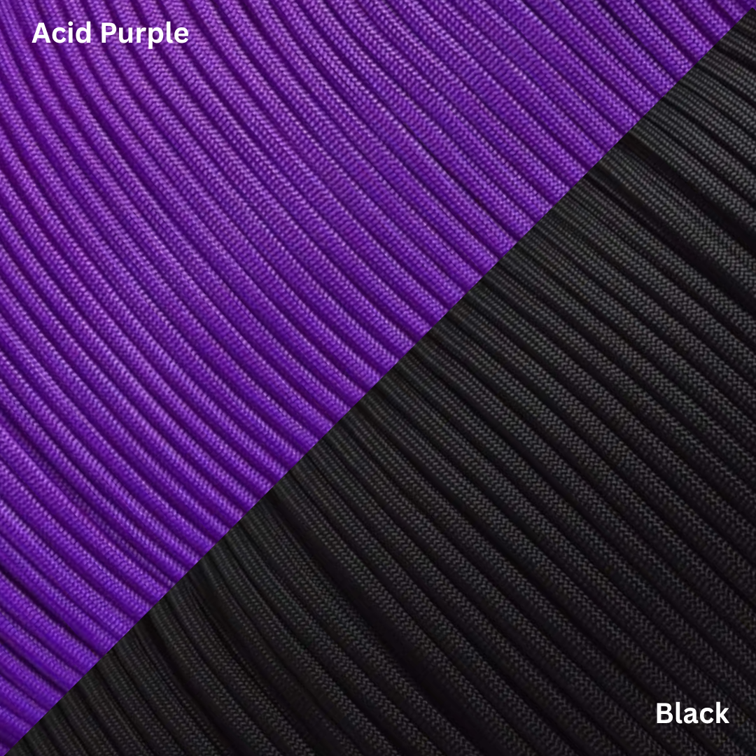 Flogger Paracord - Loaded 2-Color w/Black
