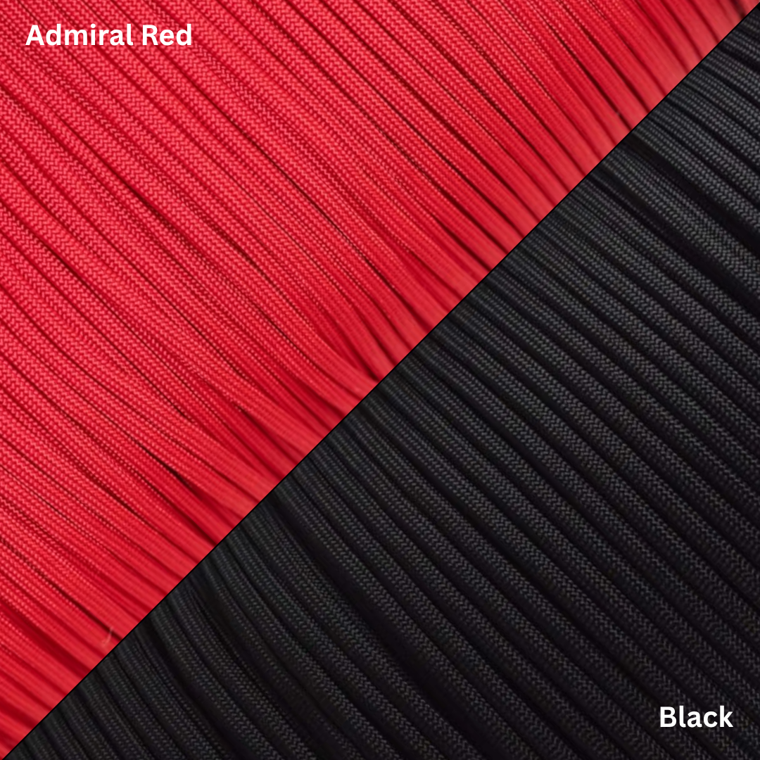 Flogger Paracord - Loaded 2-Color w/Black