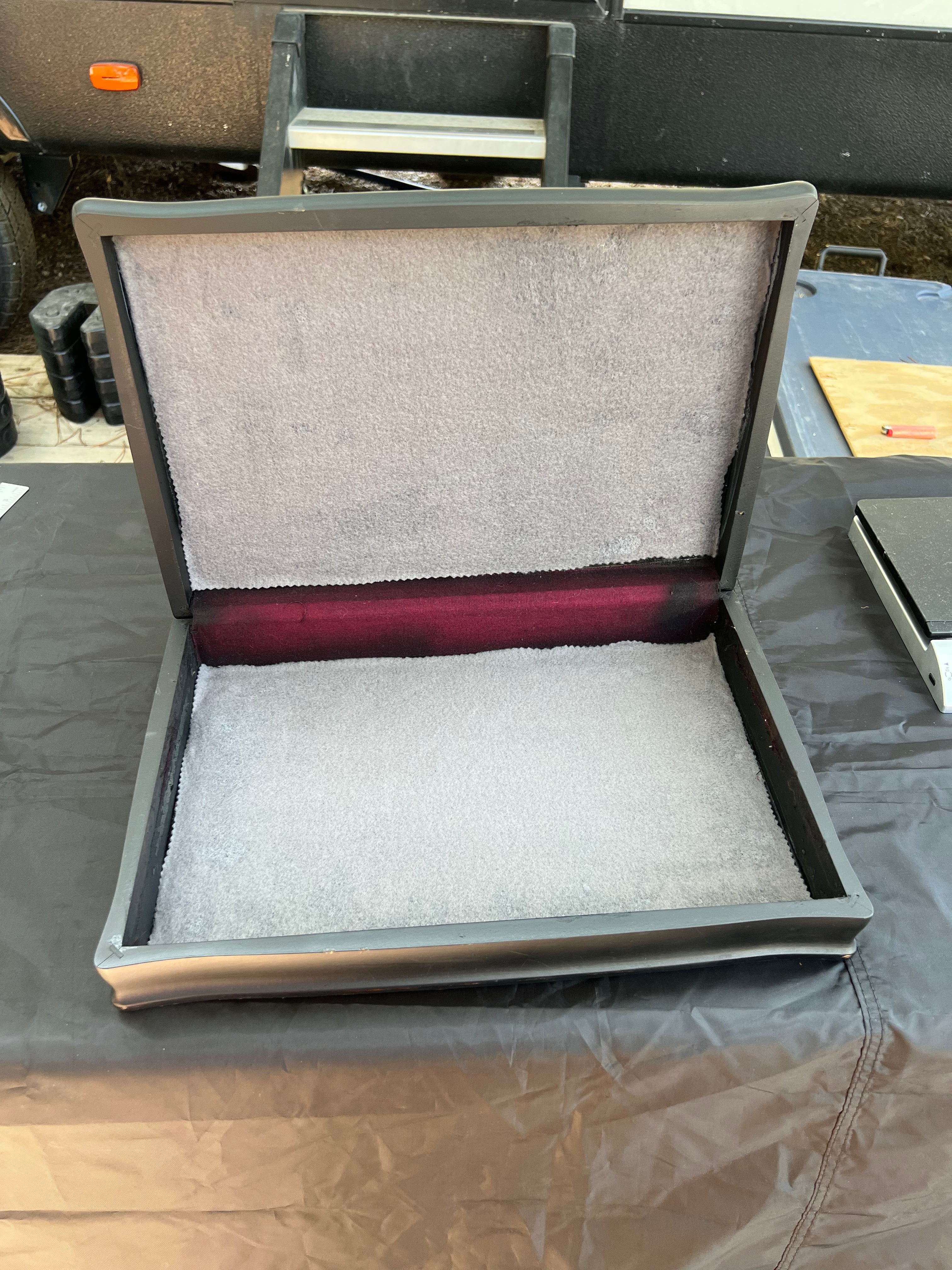 Box, Altar Wood Engraved Large - Moon Goddess