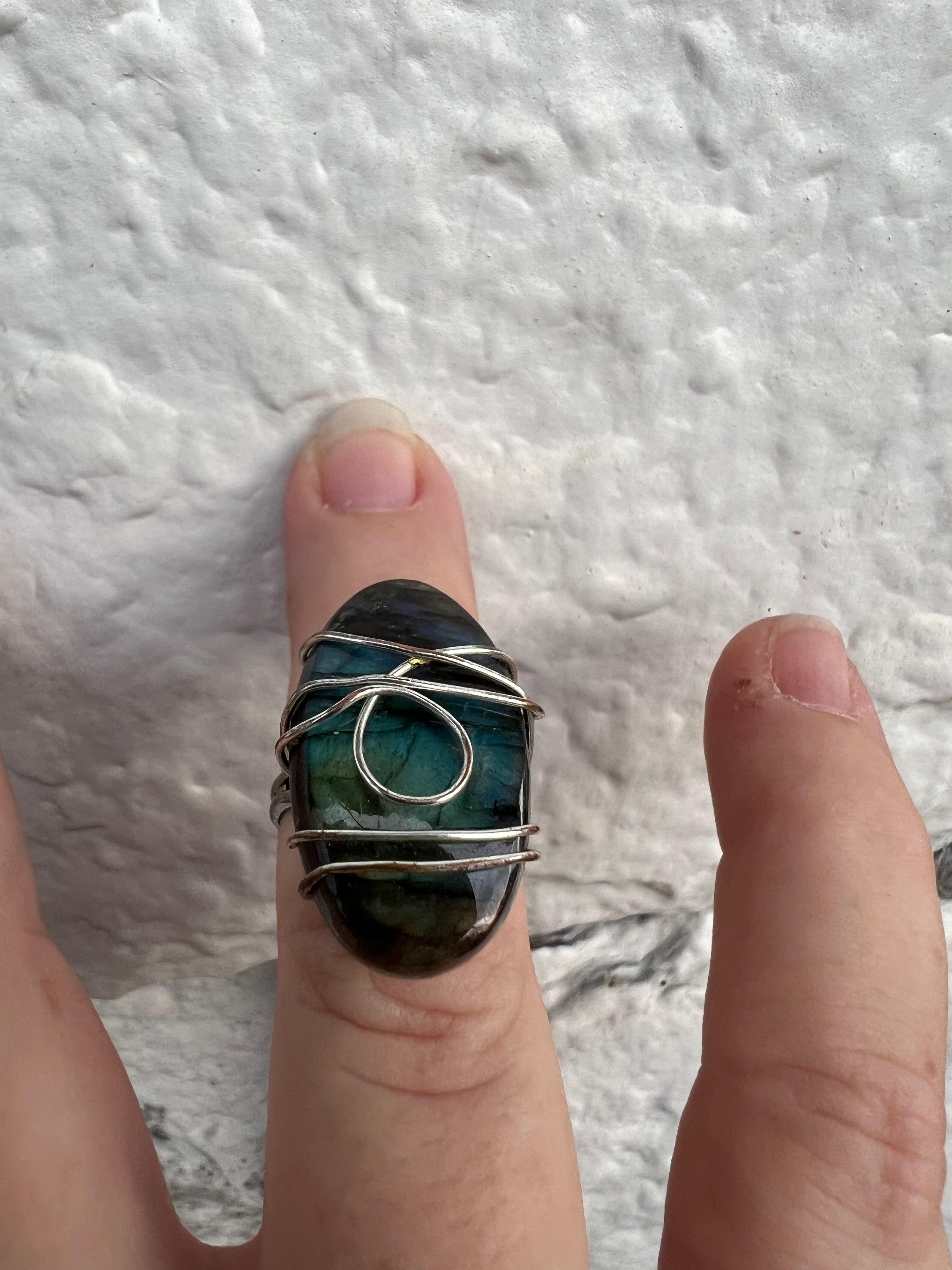 Ring IAW Labradorite