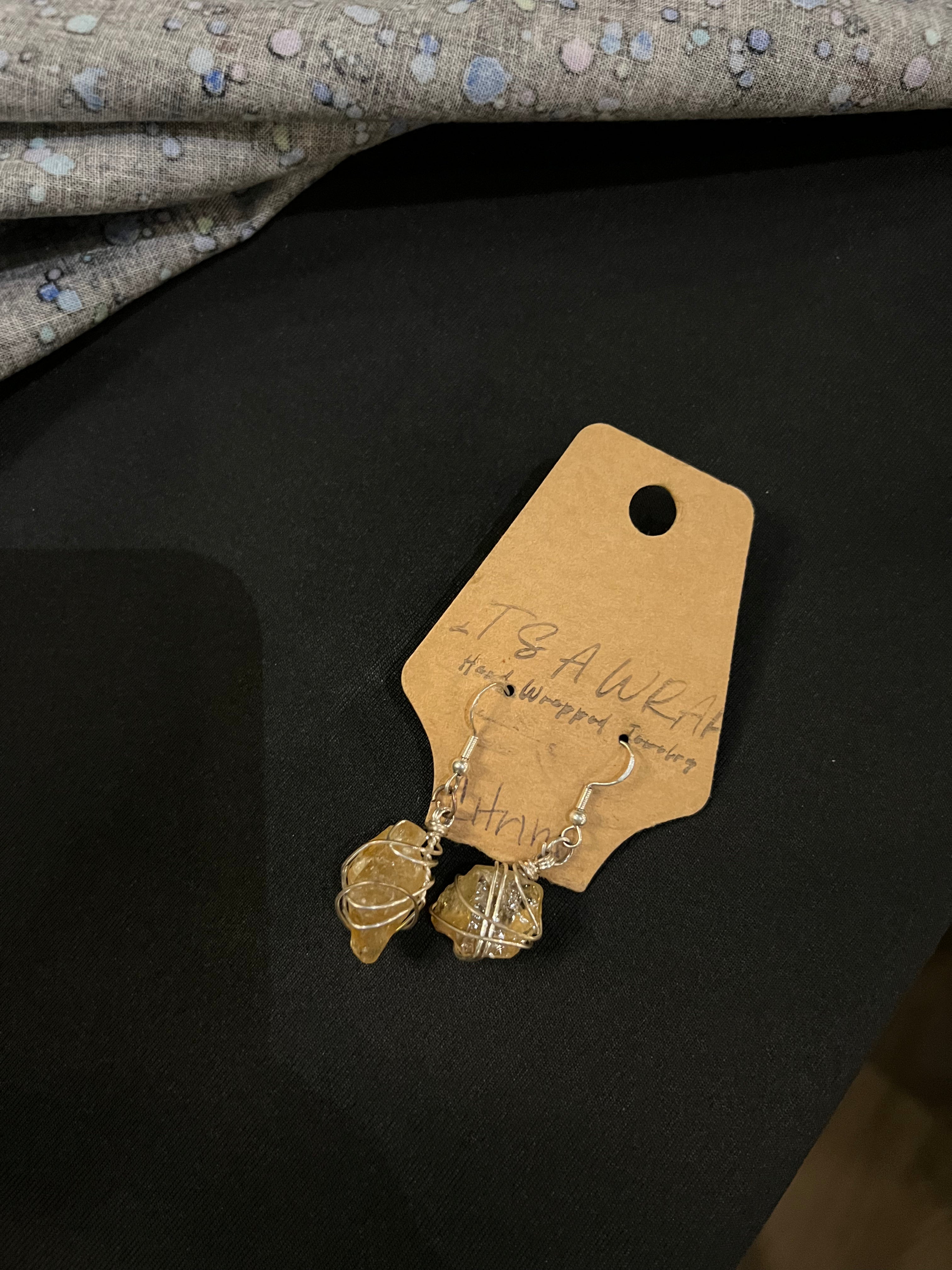 Earrings IAW Citrine Silver