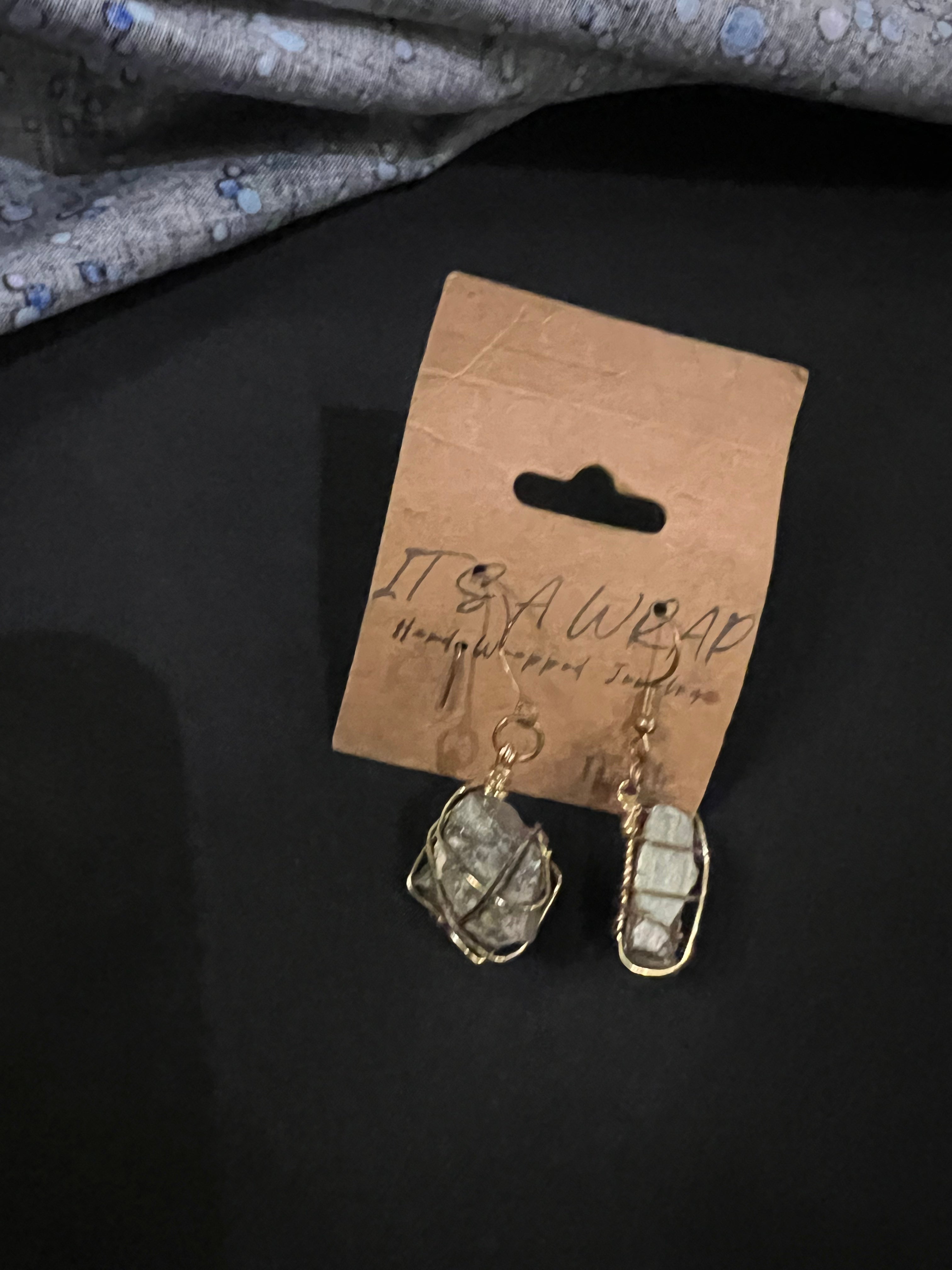 Earrings IAW Pyrite