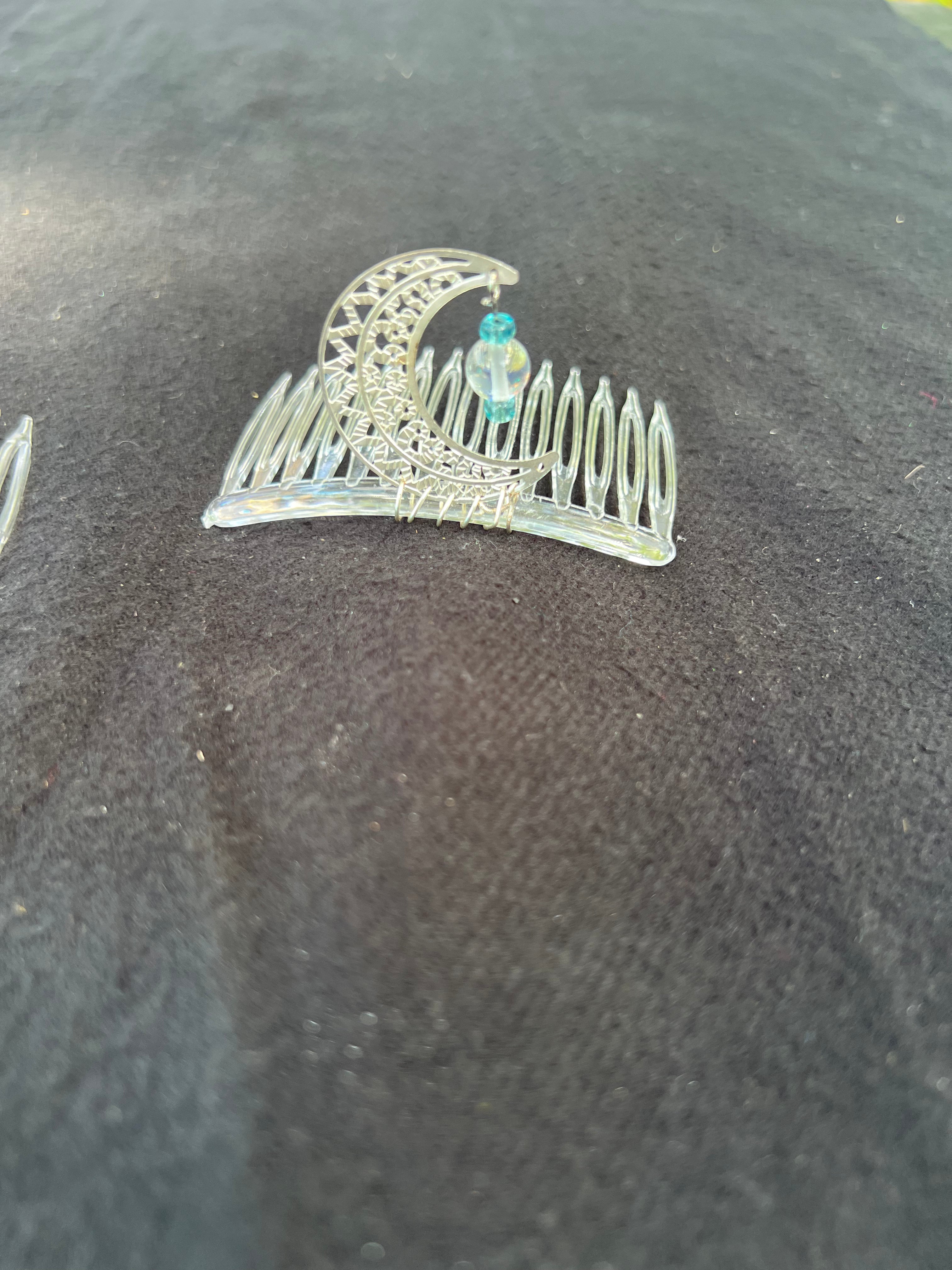 Hair Combs Moon Goddess
