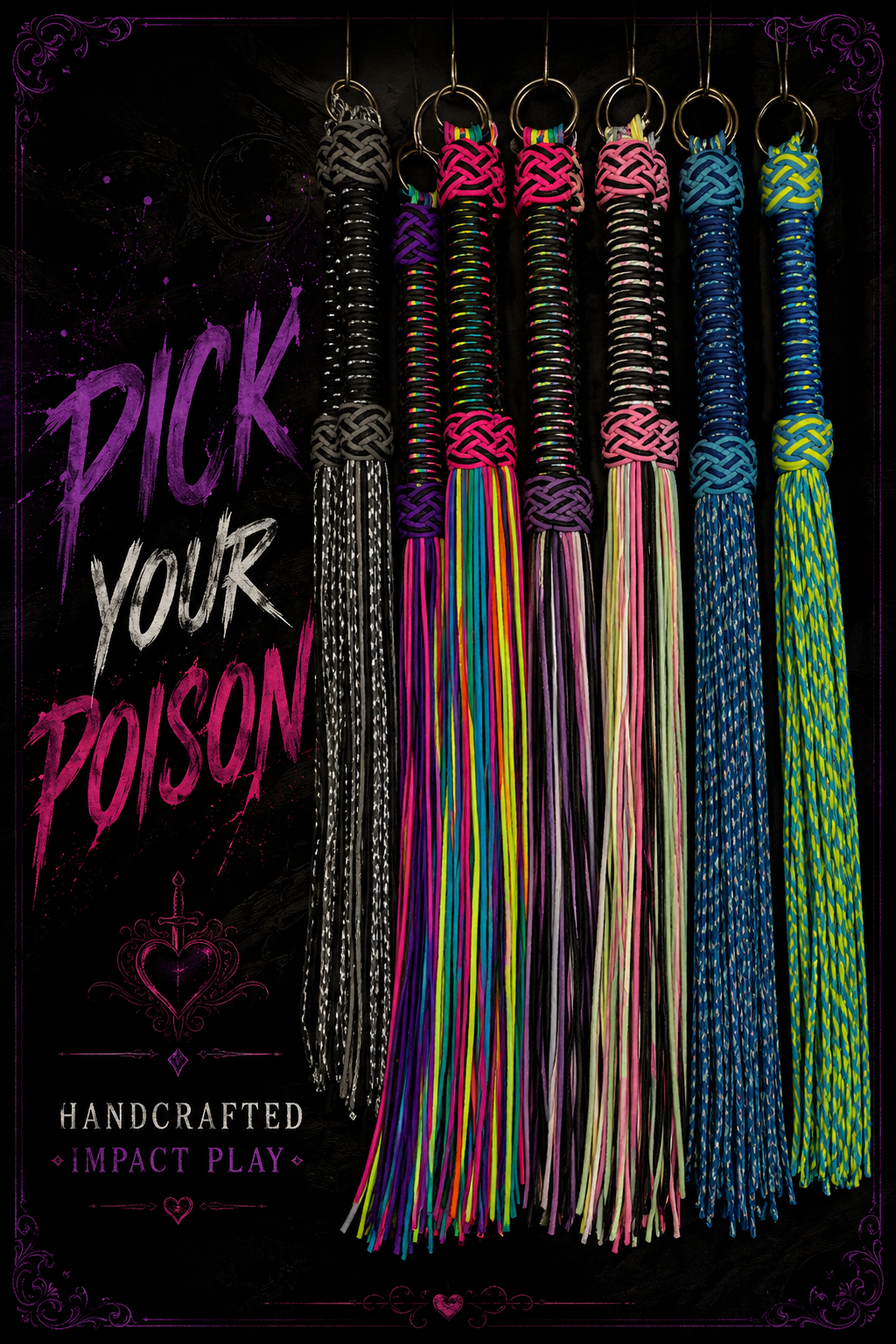 Flogger Paracord - 3-Color Design